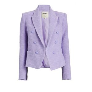 L’Agence Brooke Double-Breasted Crop Blazer - New with Tags